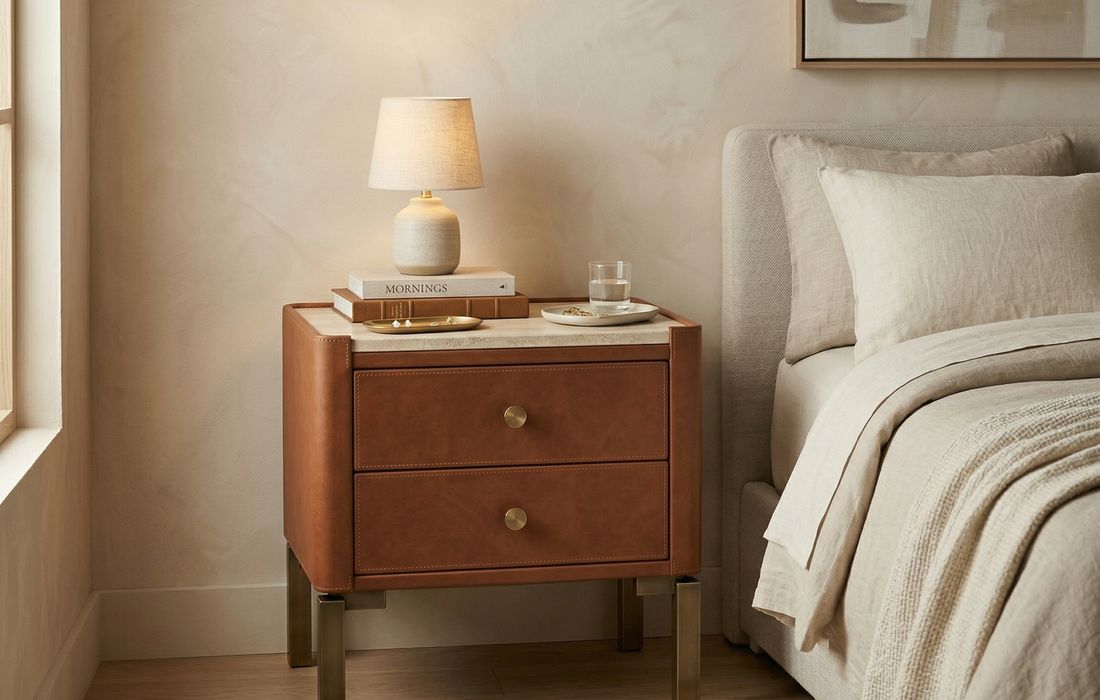 Leather Nightstands