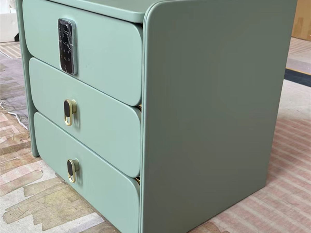 Hotel Nightstand with Gold Legs | Commercial Bedside Table Supplier