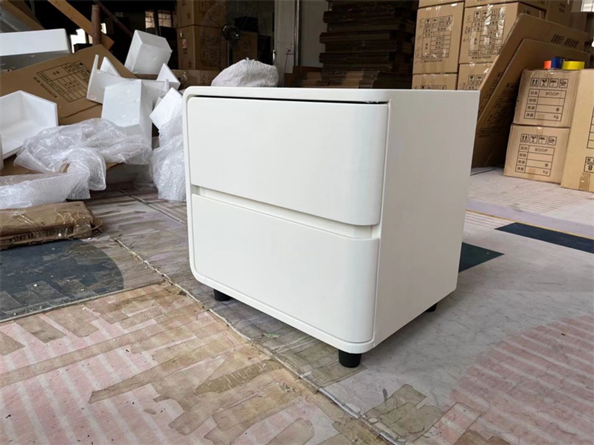 Luxury Gold Bedside Table | Designer Nightstand with Stone Top