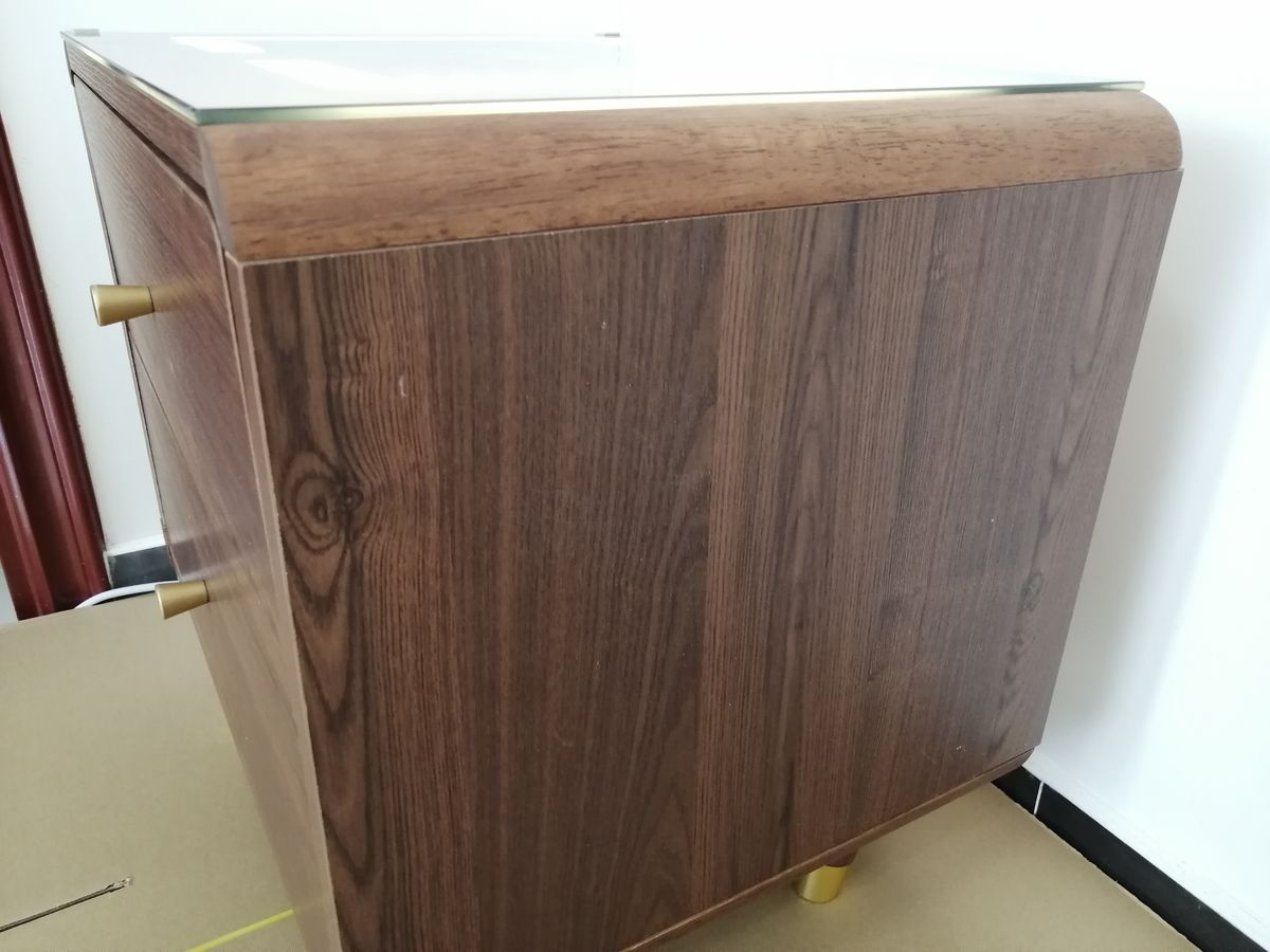 Smart Nightstand with Wireless Charging, LED Light & USB-C Ports | D2005 OEM Manufacturer China
