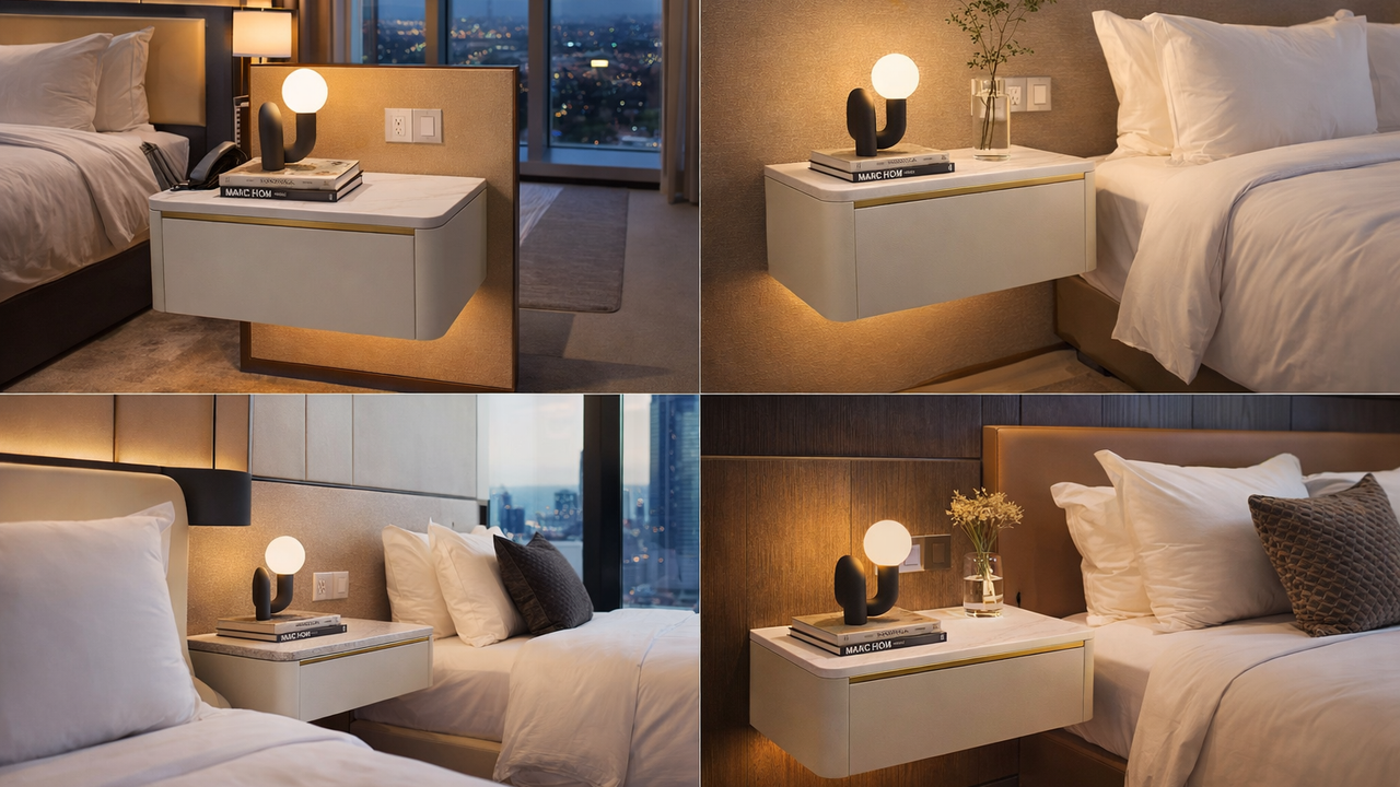 How to Choose Bedside Tables for Hotel Projects