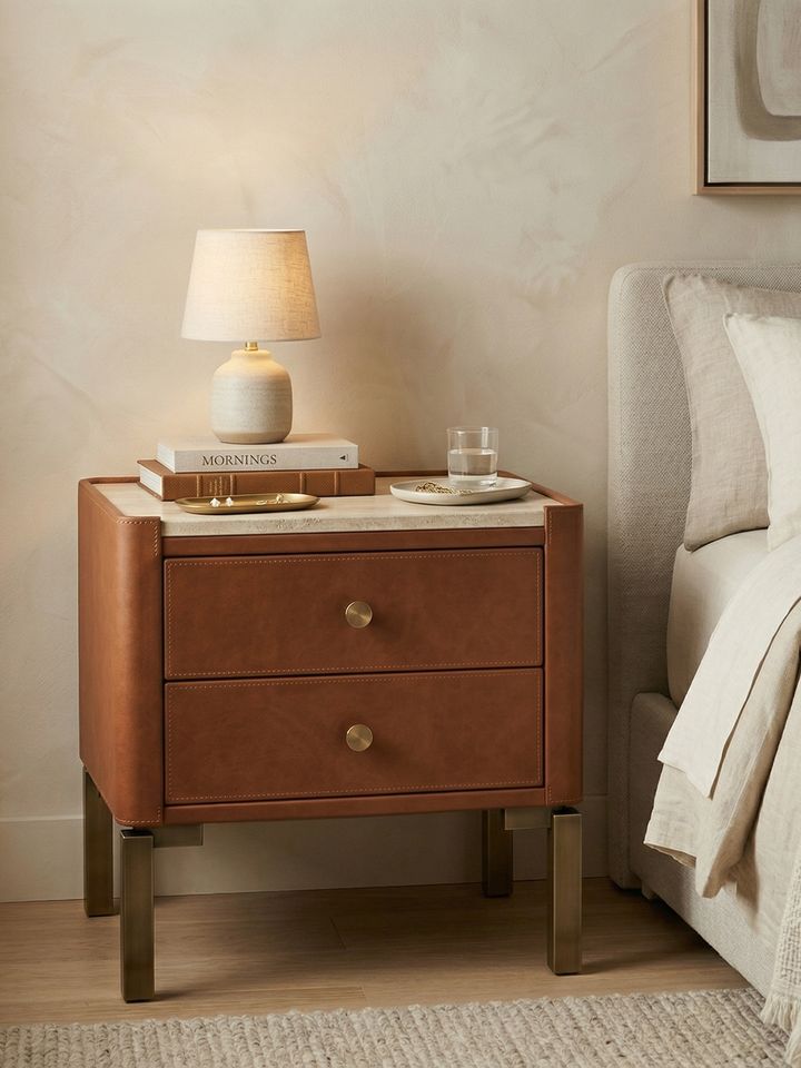Leather Nightstands