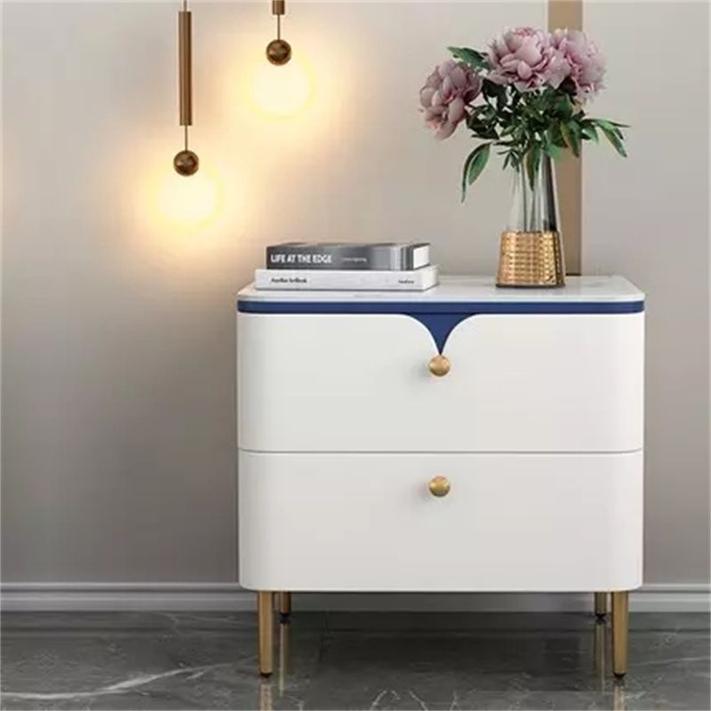 Small Bedside Table with Drawers | Space-Saving Nightstand