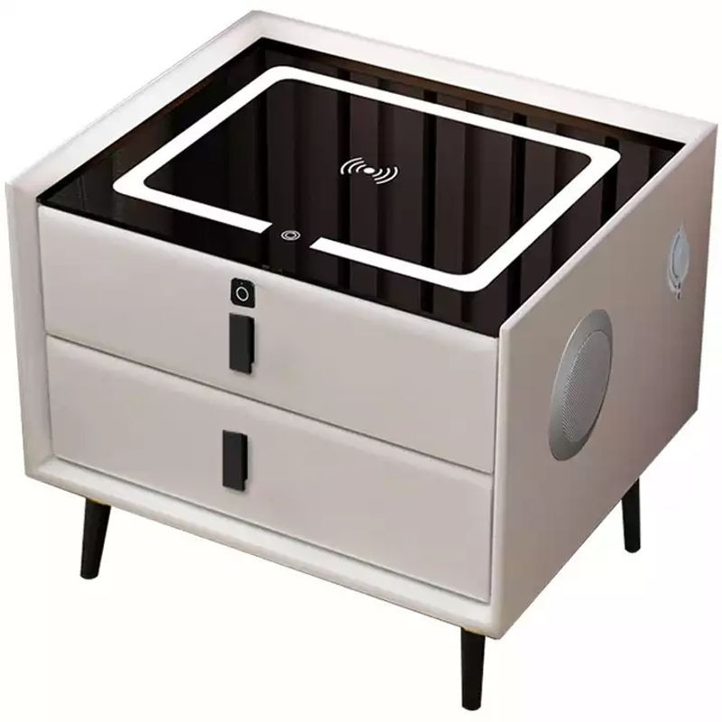 OEM Smart Nightstand with Wireless Charging, LED Light & USB-C Ports