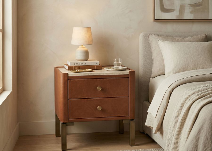 Leather Nightstands