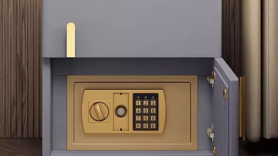 Solid Wood Nightstand with Drawer | Storage Bedside Table with USB